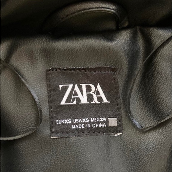 Zara Jackets & Coats Zara Black Hooded Leather Vest Poshmark